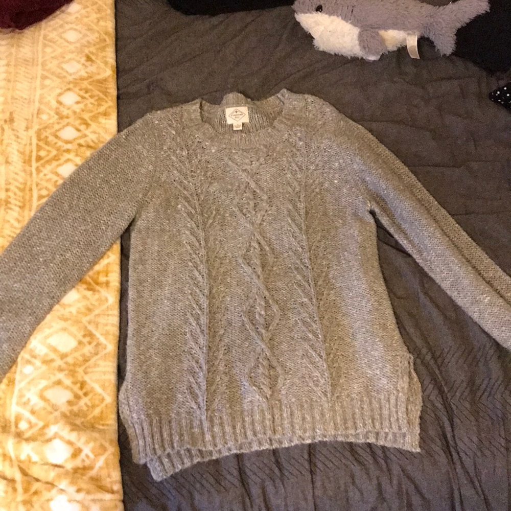 Grey Knit Sweater